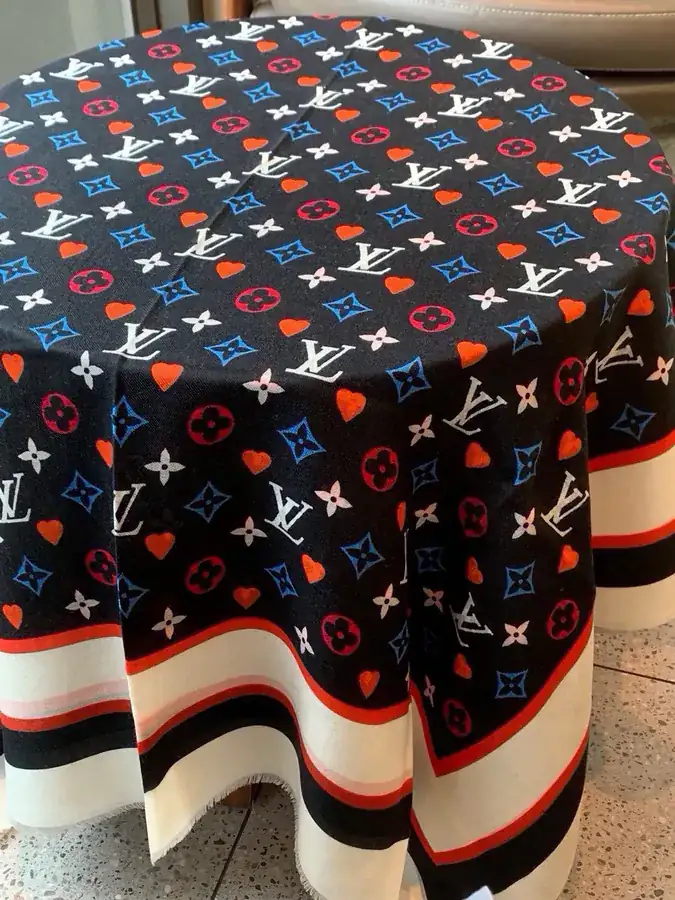 L Paper Pattern Scarf Luxury Scarf