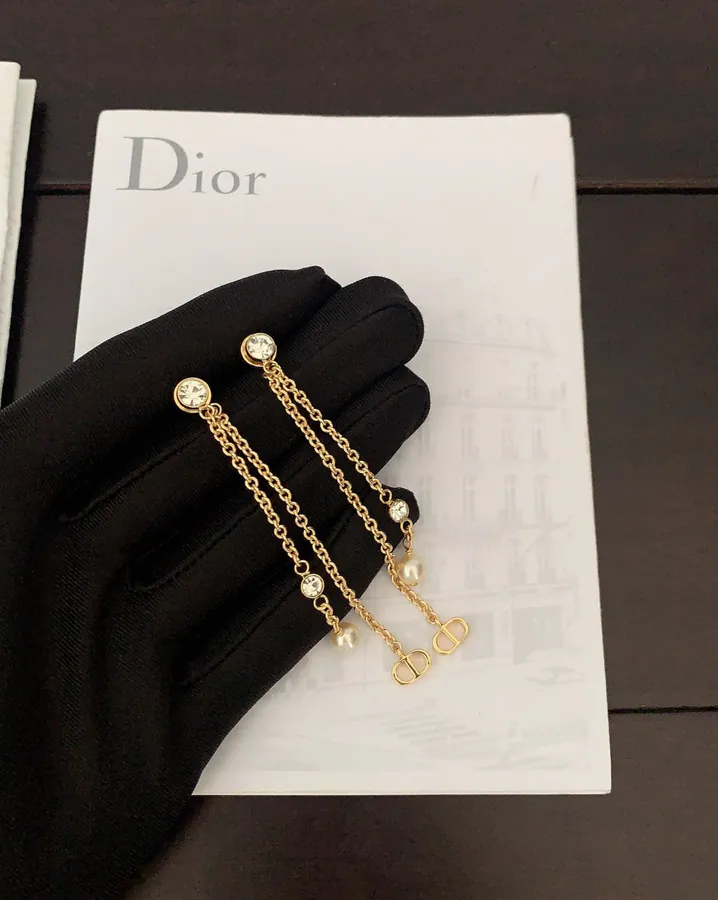 D*or New Arrival White Diamond CD Long Fringe Bag