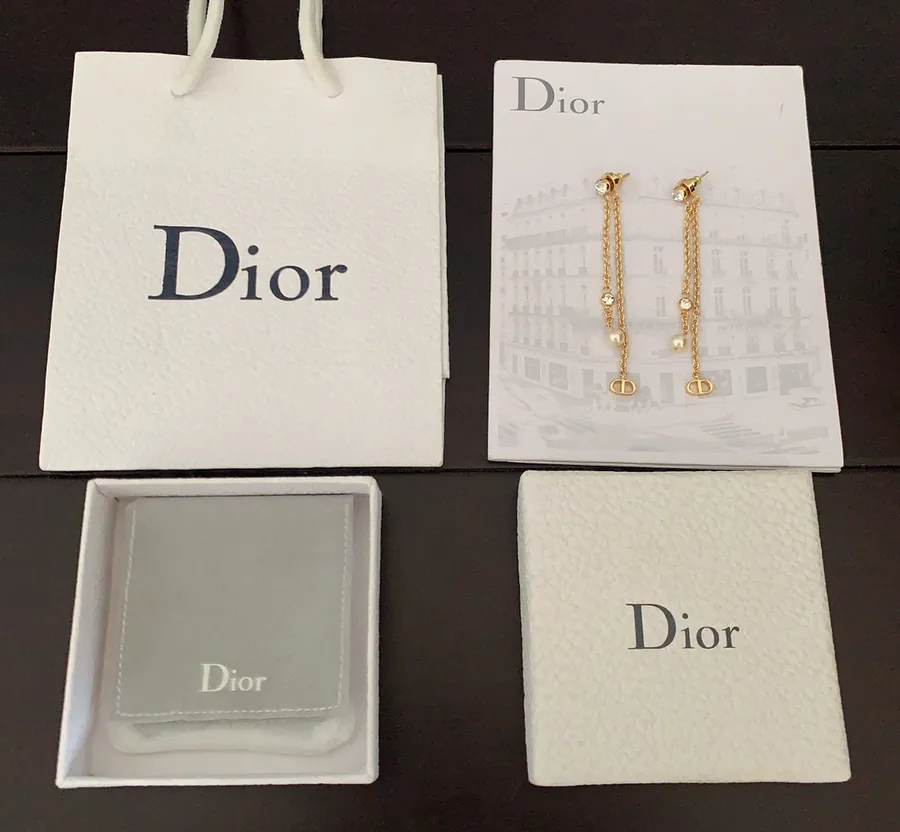 D*or New Arrival White Diamond CD Long Fringe Bag
