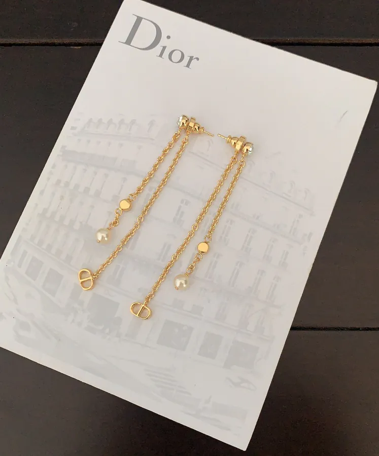 D*or New Arrival White Diamond CD Long Fringe Bag