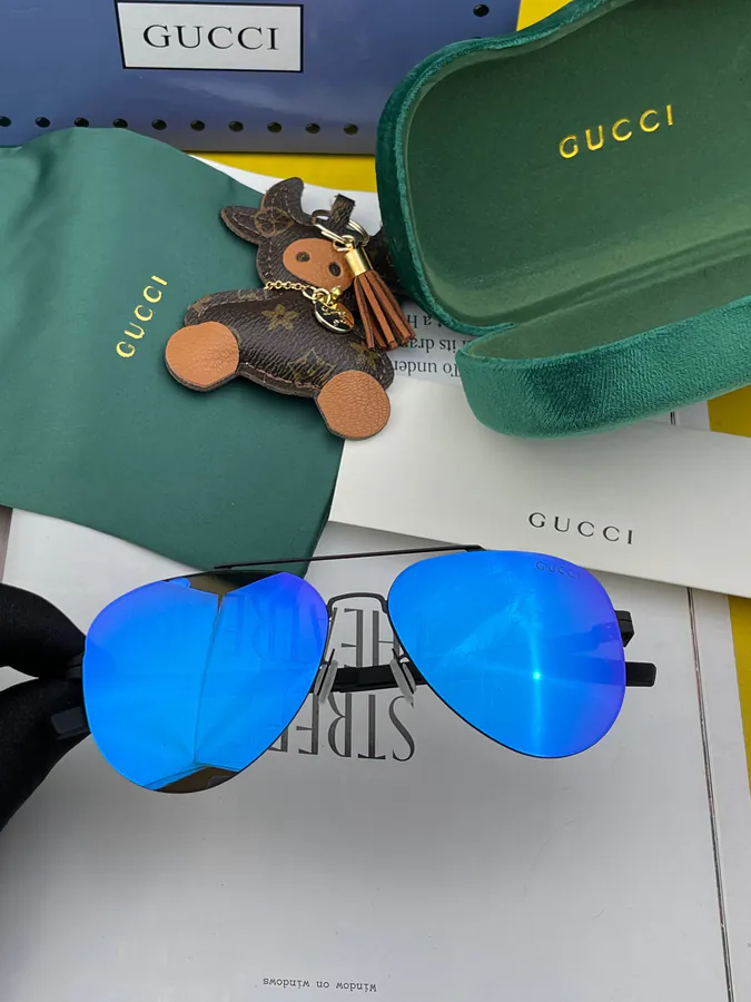 Gucc* 2024 New Mens Womens Sunglasses with Anti Fading Polarized Lenses