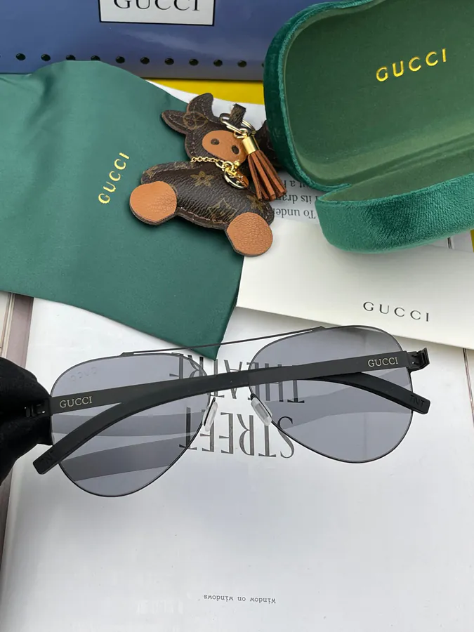 Gucc* 2024 New Mens Womens Sunglasses with Anti Fading Polarized Lenses