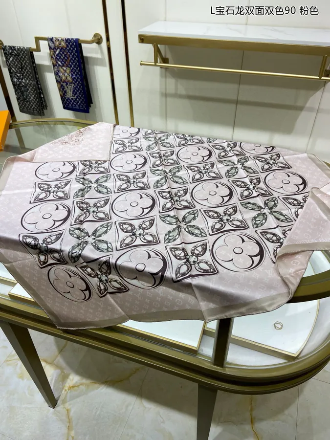 Precious Dragon Double Sided Double Color Silk Scarf