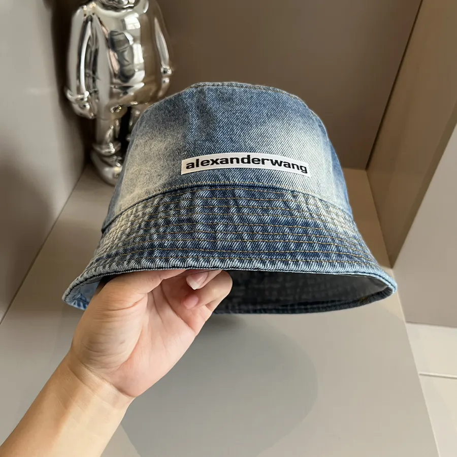 Alexander Wang Denim Fisherman Hat for Men and Women