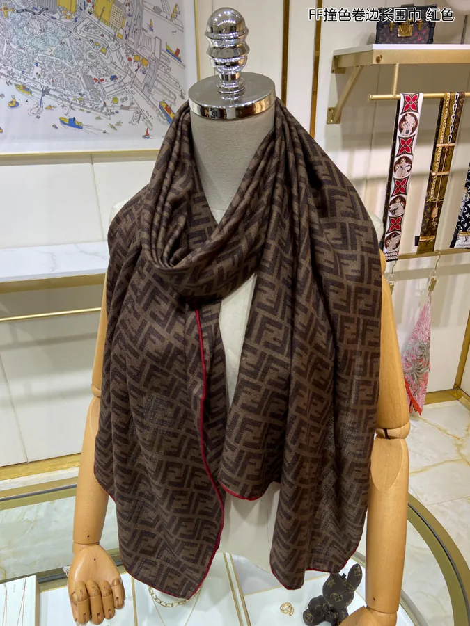FF Collage Tassel Long Scarf Ultimate Travel & Daily Style