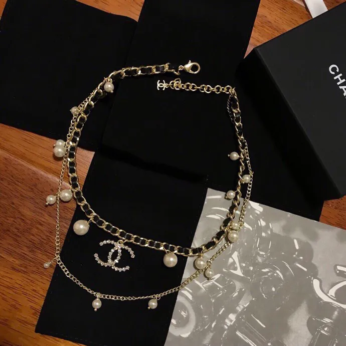 McGraw Black Leather Bracelet and Necklace Set