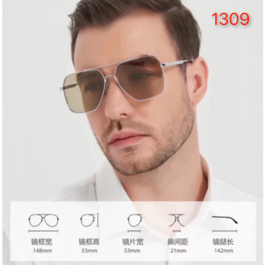 Gucc* Men's Pilot Double Bridge Polarized Sunglasses for Driving and Fishing
