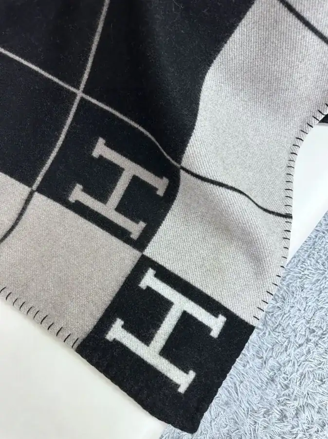 H Family Premium Cashmere Blanket Classic and Timeless Design
