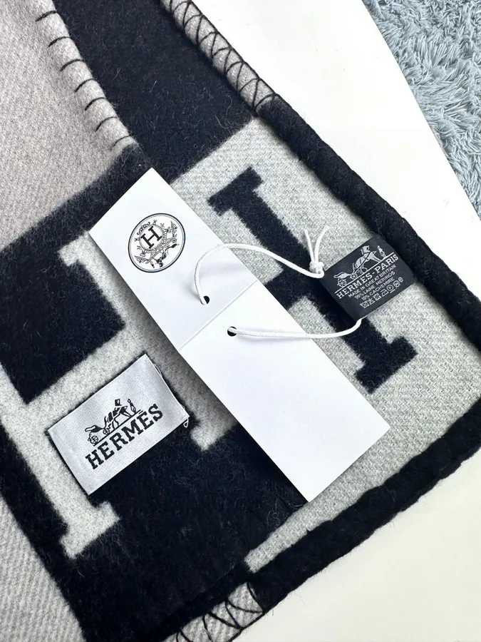 H Family Premium Cashmere Blanket Classic and Timeless Design