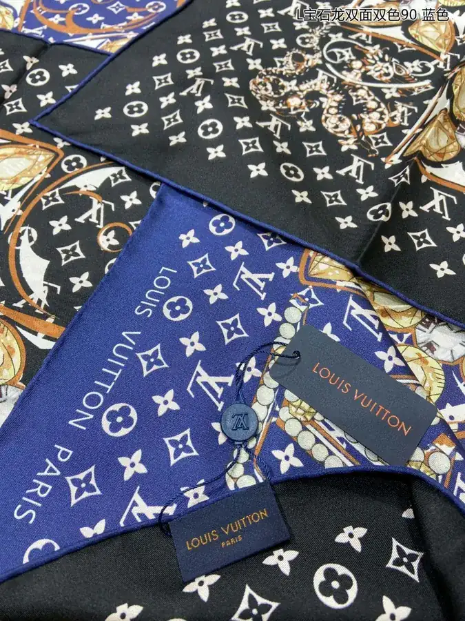 Precious Dragon Double Sided Double Color Silk Scarf