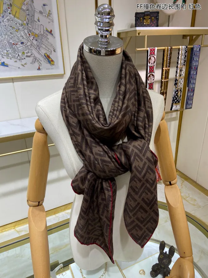 FF Collage Tassel Long Scarf Ultimate Travel & Daily Accessory