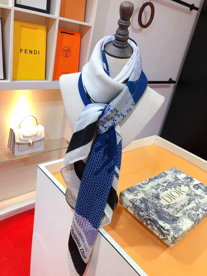 Original D Home 140cm Velvet Scarf with Cold Style Aesthetic