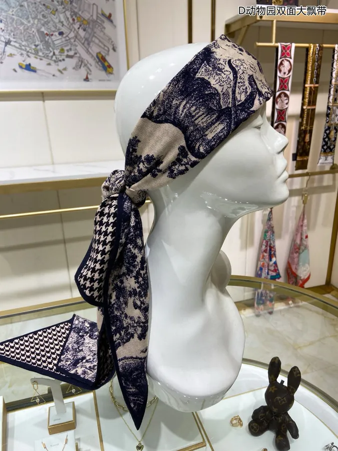 D Animal Double sided Ribbon with Tassels