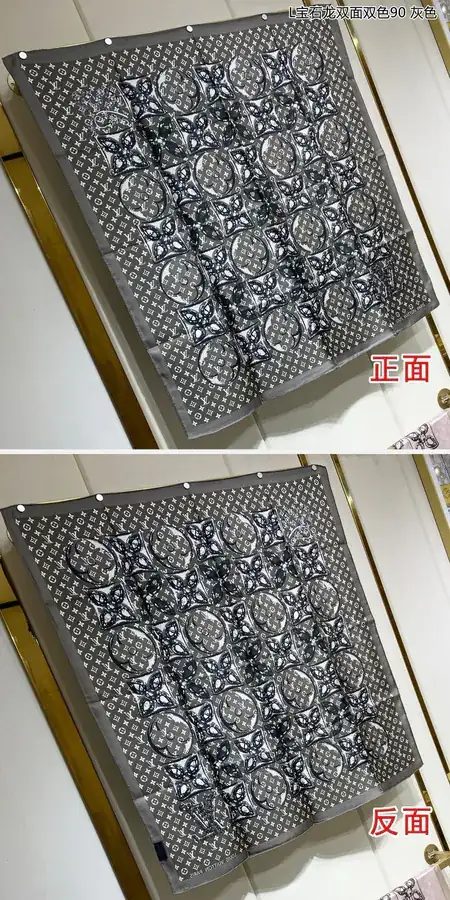 Precious Dragon Double Sided Double Color Silk Scarf