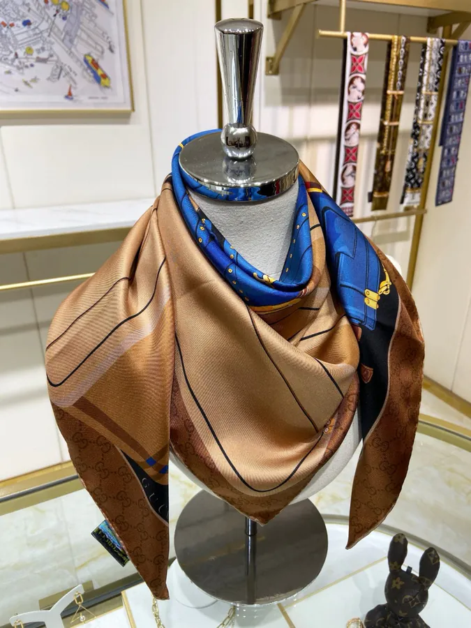 P120 G Family Single Sided Silk Scarf