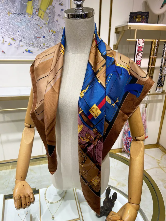 P120 G Family Single Sided Silk Scarf
