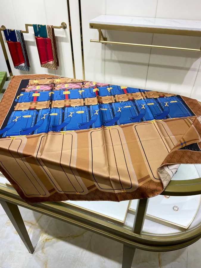 P120 G Family Single Sided Silk Scarf