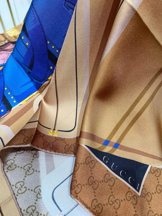 P120 G Family Single Sided Silk Scarf