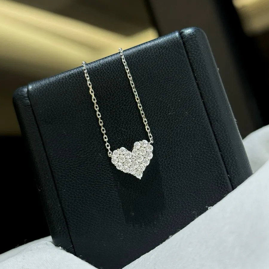 T Family Love Series Heart Pendant Necklace