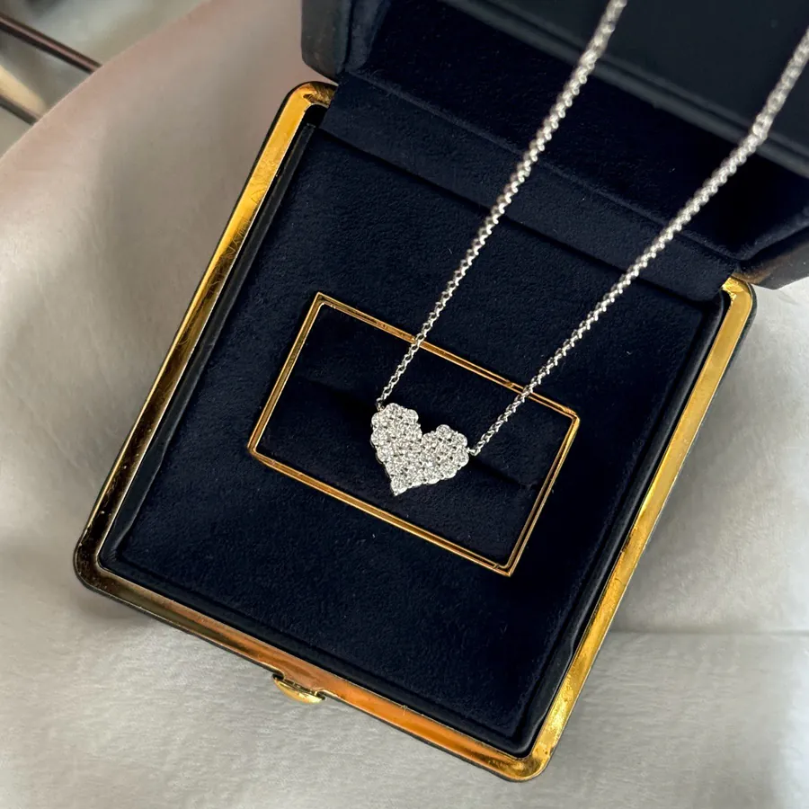 T Family Love Series Heart Pendant Necklace
