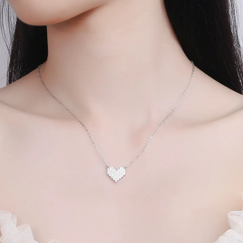 T Family Love Series Heart Pendant Necklace