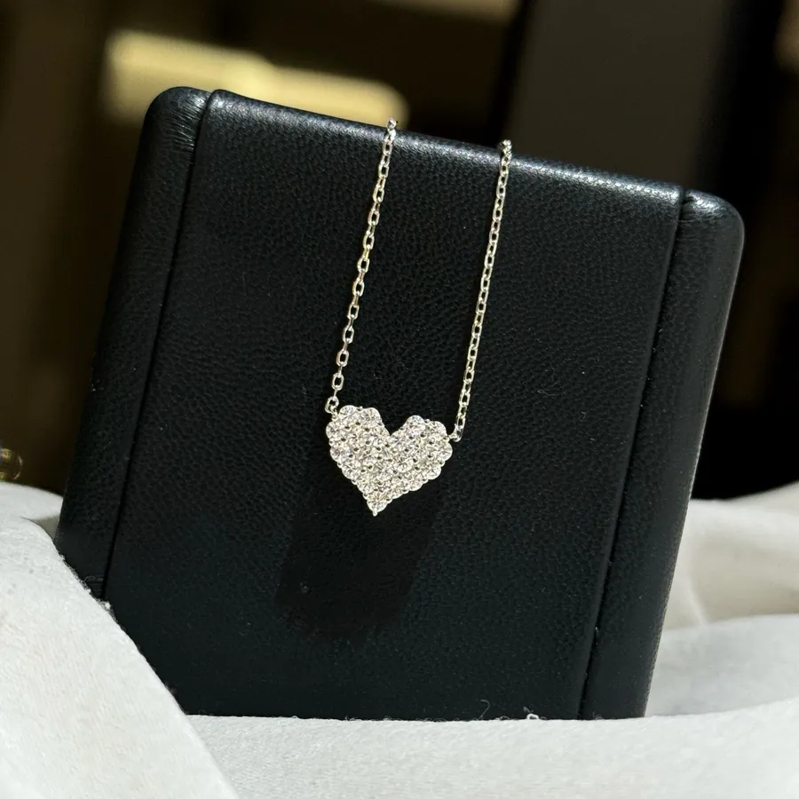 T Family Love Series Heart Pendant Necklace