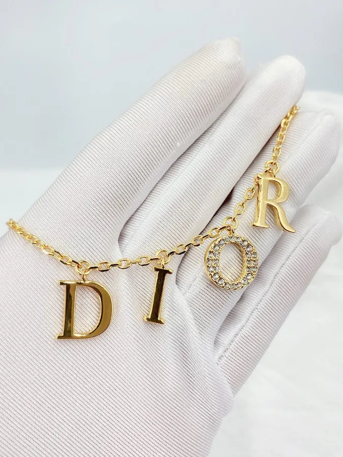 P55 D*or New Letter Necklace