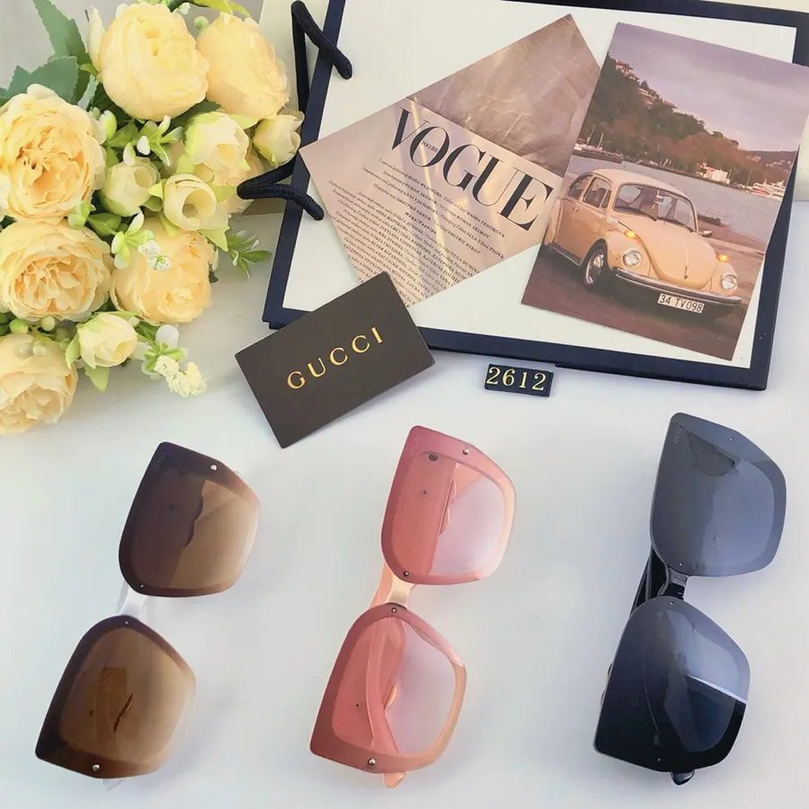 Gucc* Women's Oversized Sunglasses for Street Style and Outdoor Adventures