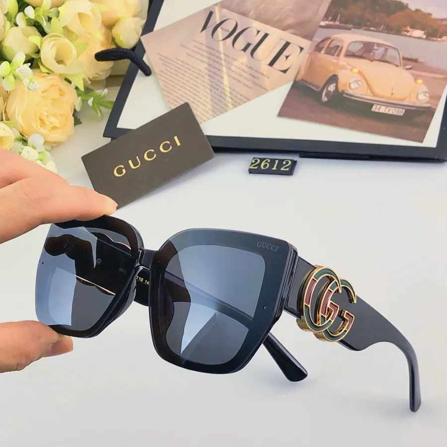 Gucc* Women's Oversized Sunglasses for Street Style and Outdoor Adventures