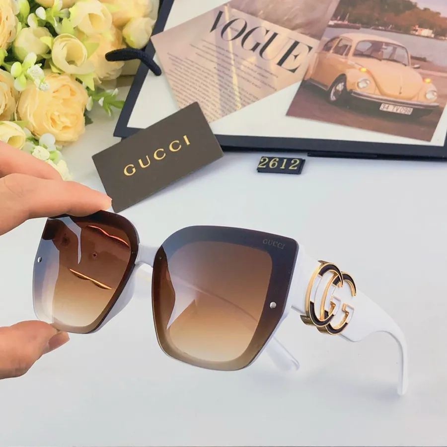 Gucc* Women's Oversized Sunglasses for Street Style and Outdoor Adventures