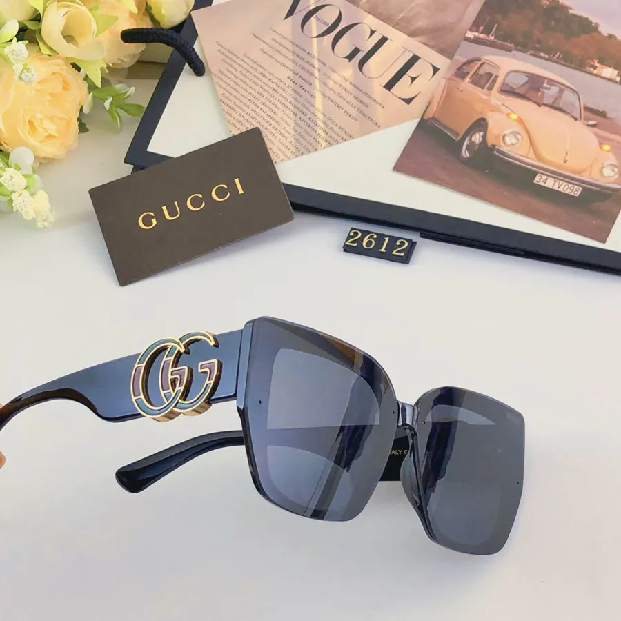 Gucc* Women's Oversized Sunglasses for Street Style and Outdoor Adventures