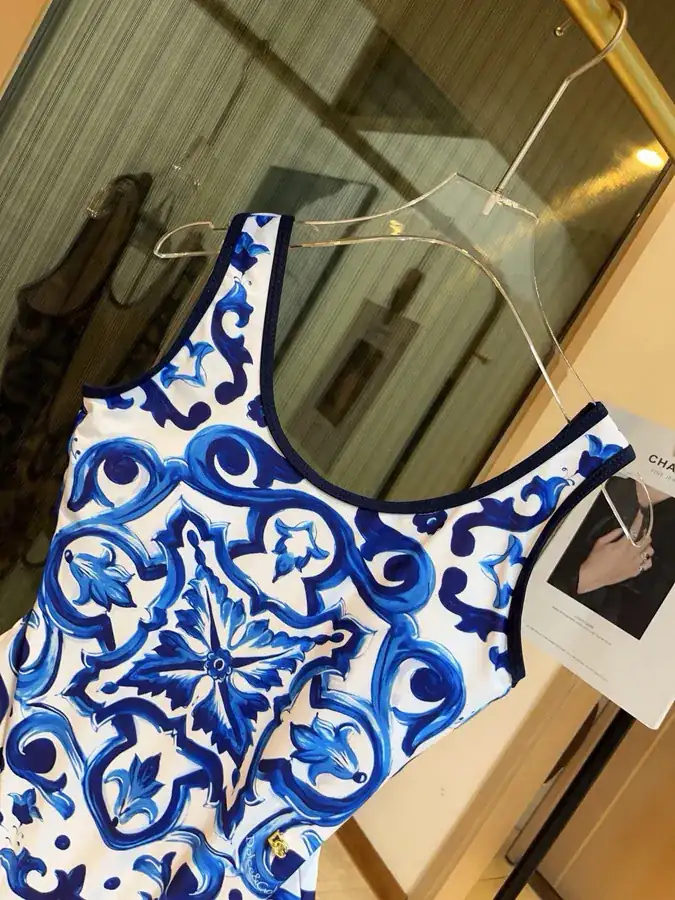 D&G New High Elasticity One Piece Swimsuit