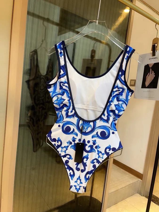 D&G New High Elasticity One Piece Swimsuit