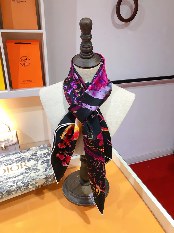 Christian Dior Le Monde Silk Scarf