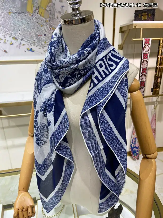 D Zoo Bubble Silk Scarf Tropical Rainforest Series