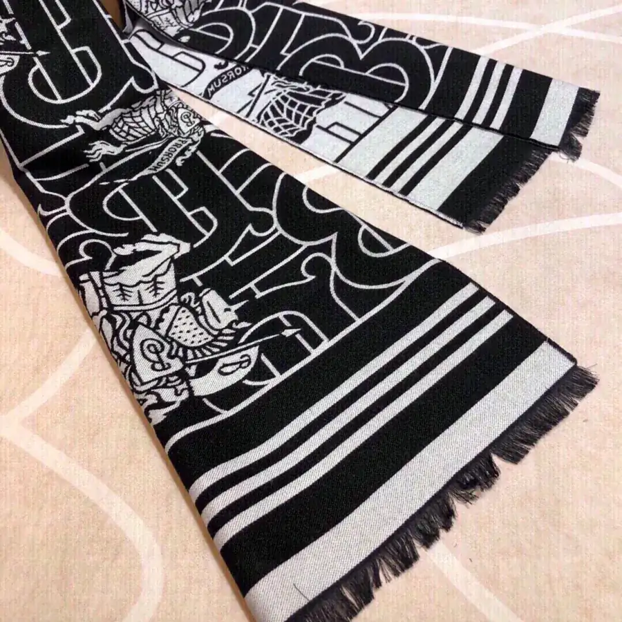 TB Series Limited Edition Double Face Jacquard Scarf Shawl