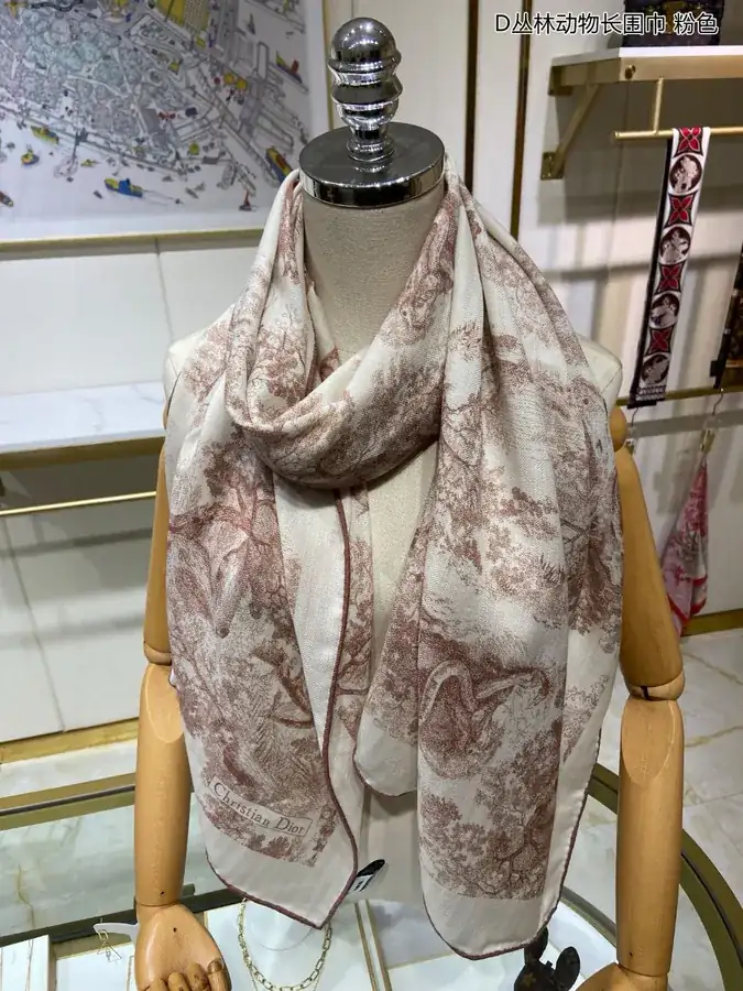 D Jungle Animal Long Scarf Tropical Rainforest Series