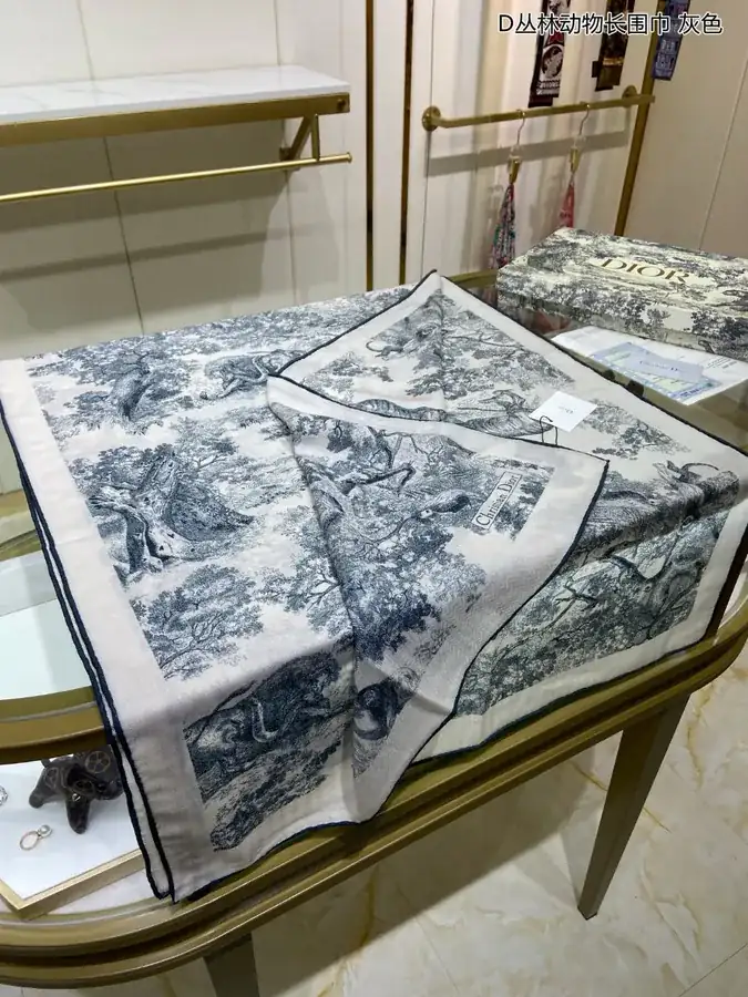 D Jungle Animal Long Scarf Tropical Rainforest Series