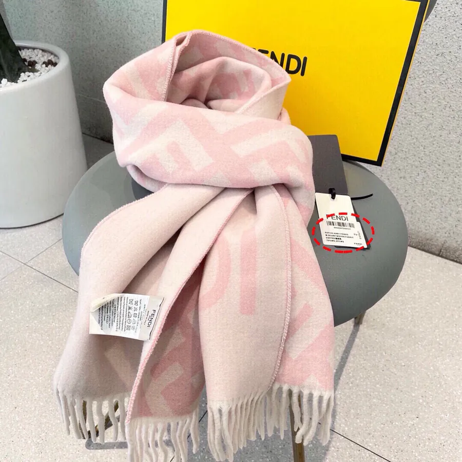 FF Latest Launch Double Sided Double Color Jacquard Gradient Scarf