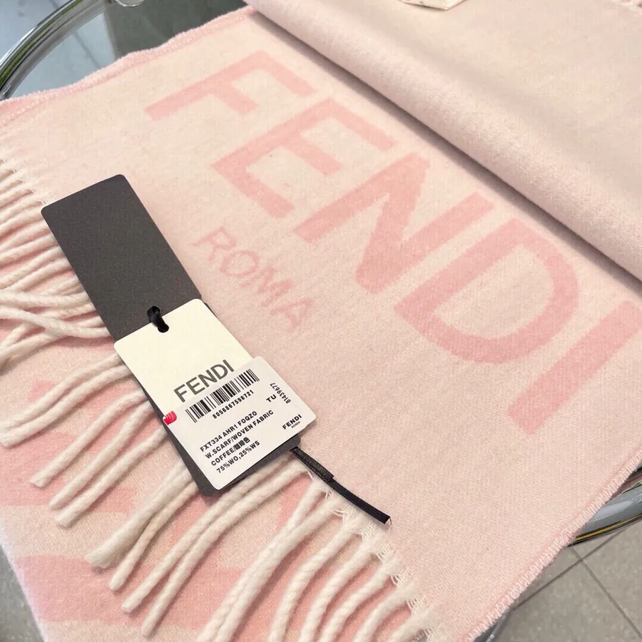 FF Latest Launch Double Sided Double Color Jacquard Gradient Scarf