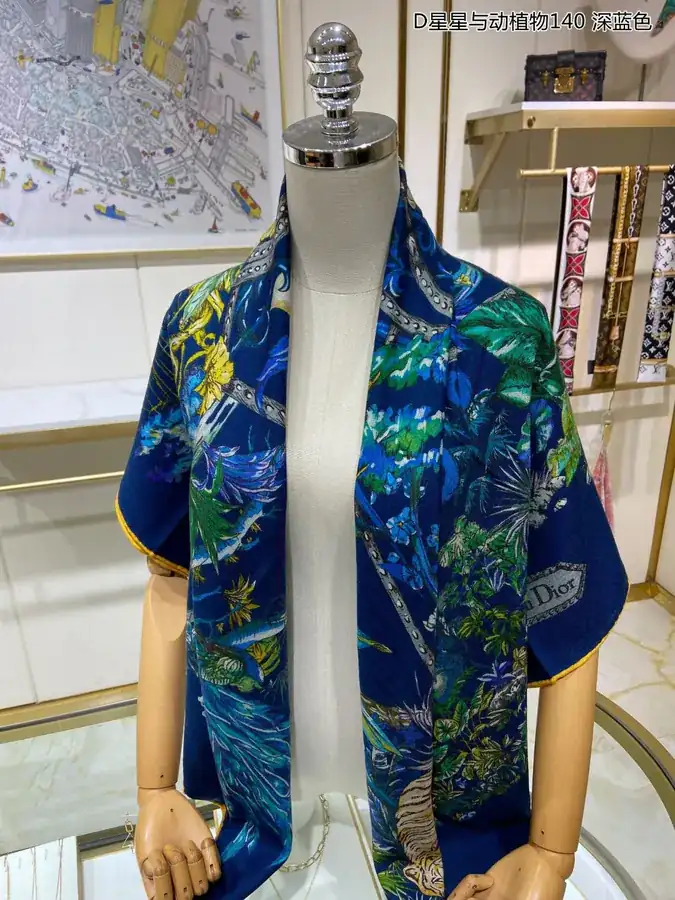 Luxury New Arrival D Stars and Animals 140cm Square Scarf