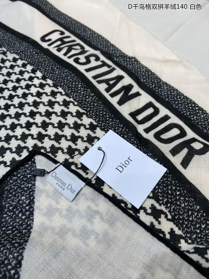 New D Collection Double Ended Scarf in D Birdseye Pattern 140cm