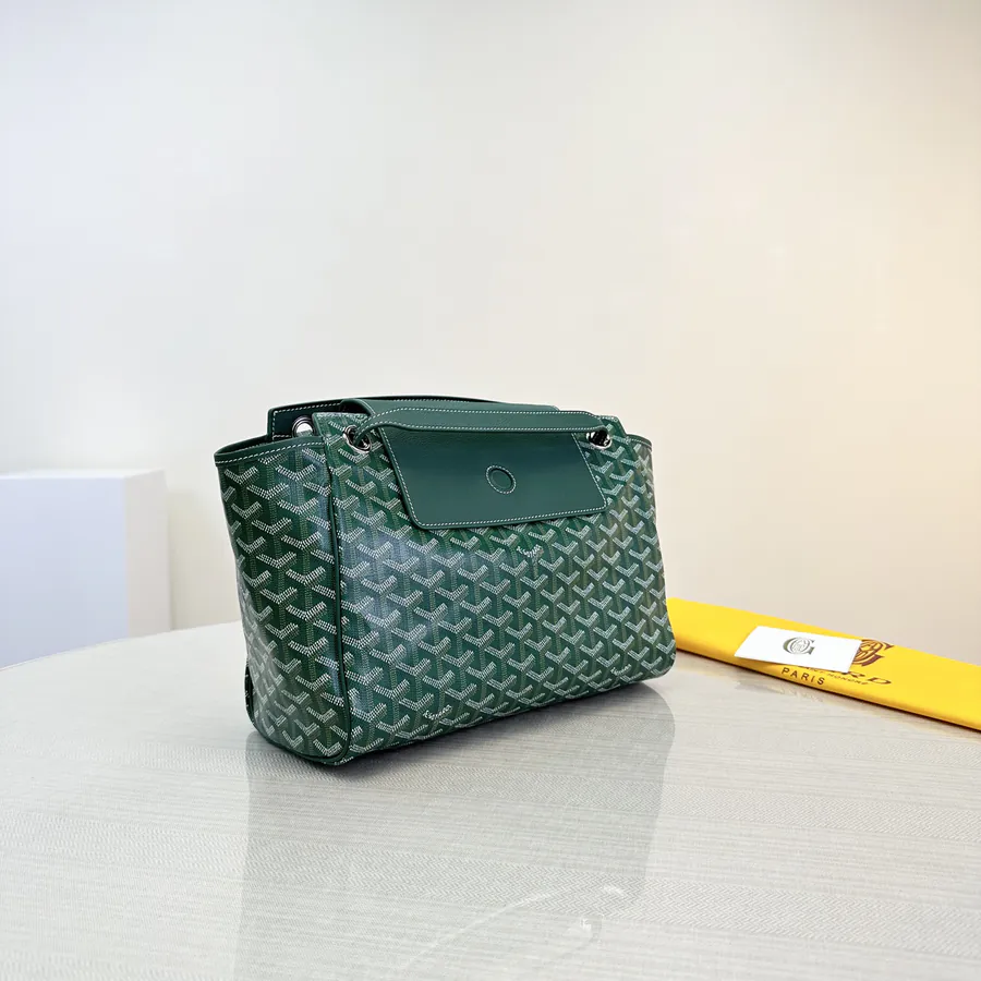 Rouette Bucket Bag with Grained Calfskin
