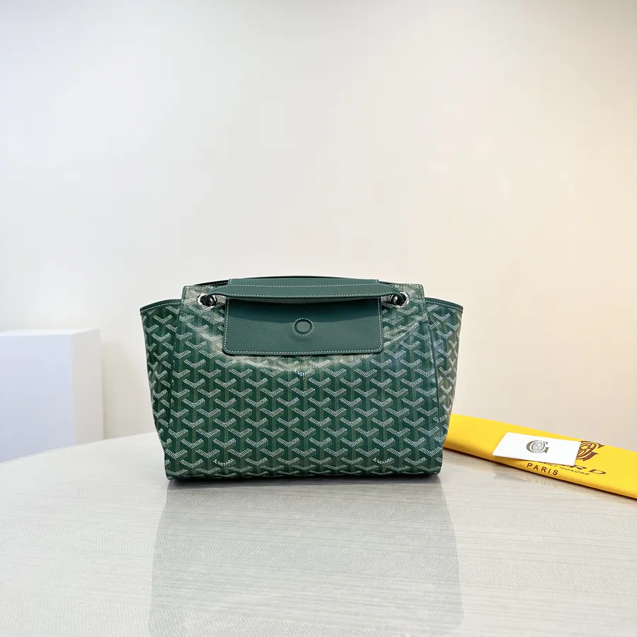 Rouette Bucket Bag with Grained Calfskin