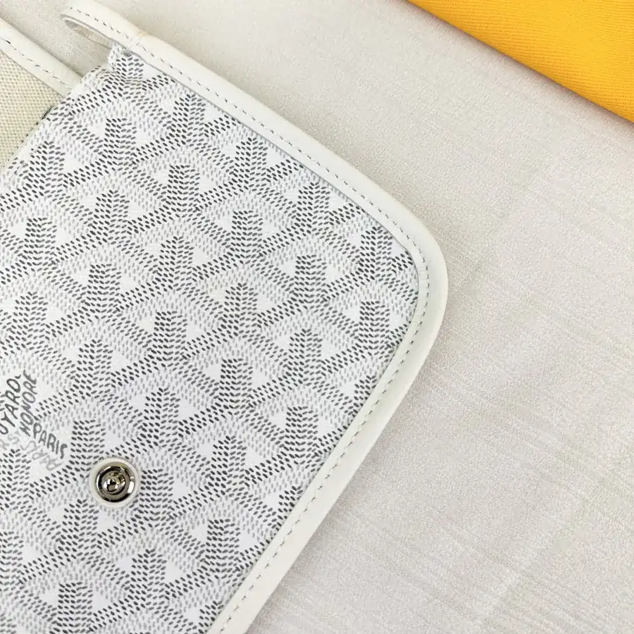 Plumet Envelope Bag Inspired by Saint Louis, Goyardine Fabric