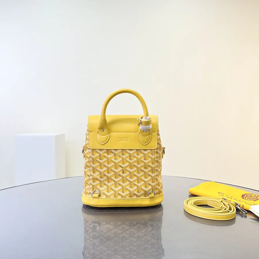 Goyard Mini Backpack Trendy Style, Versatile Carry