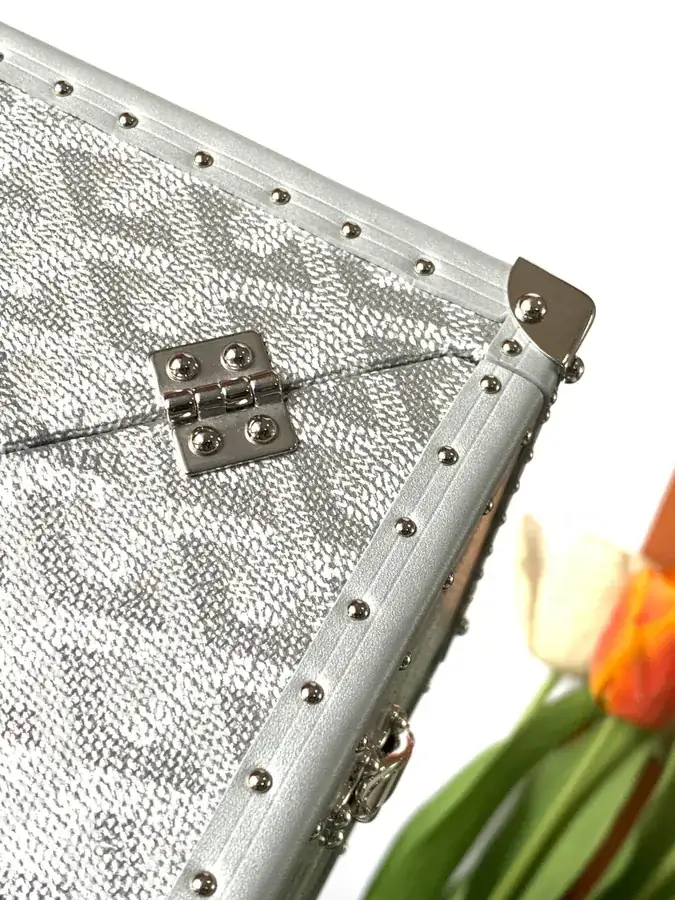 DE Cube Bag with Goyardine Canvas Y Pattern