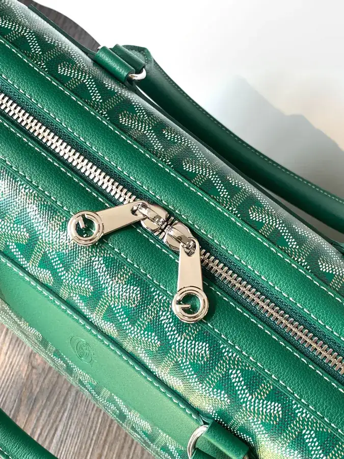 Cisaln Briefcase A Tribute to Goyard's Travel Art