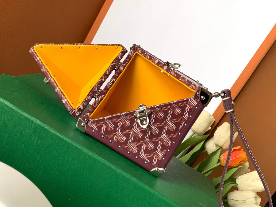 DE Cube Bag with GOYARDINE Canvas Y Pattern