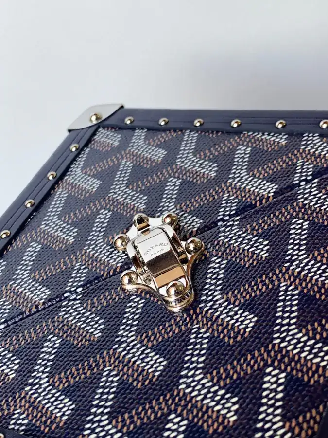 DE Cube Bag with GOYARDINE Canvas Y Pattern